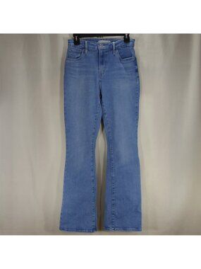 Levi's Womens Jeans 725 High Rise Bootcut Size 29x30 Blue Light Wash Stretch
